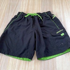 speedo mens swim trunks/board shorts-MED